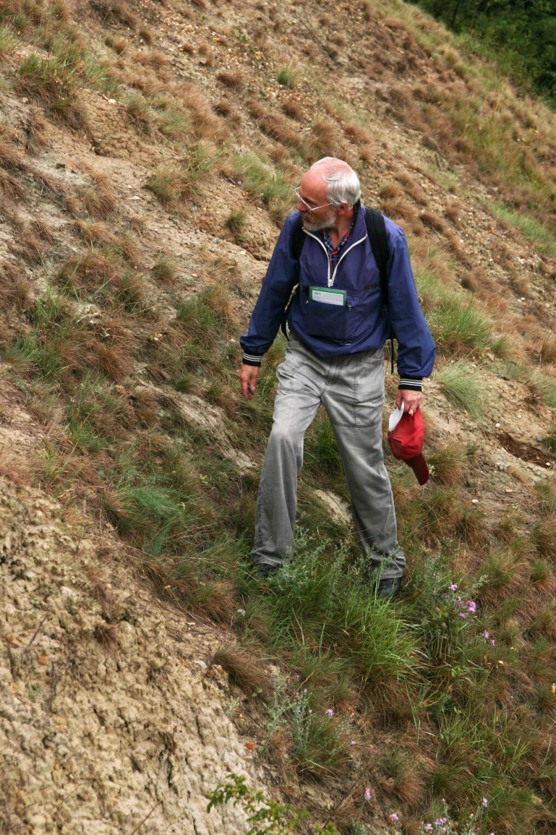 Předseda SP ČBS Ing.Čestmír Ondráček při výstupu